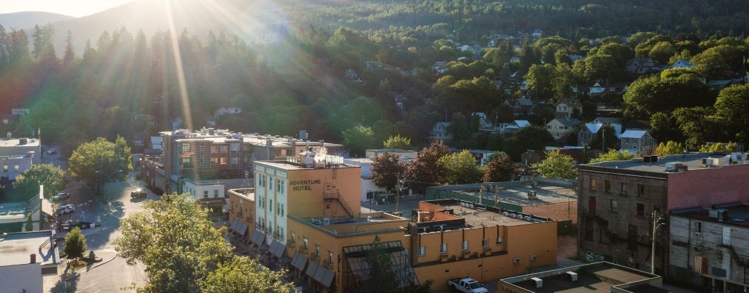 Adventure Hotel from above
