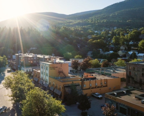 Adventure Hotel from above