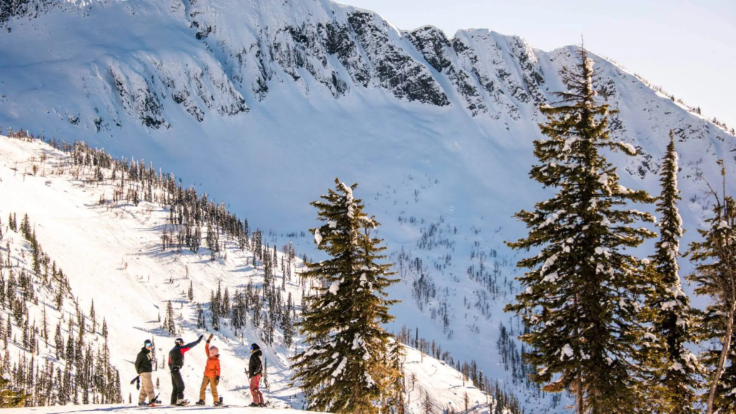Skiers Whitewater Moutain Resort